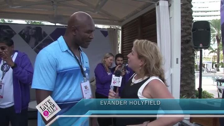 	Live it Up! with Donna Drake  Boxer Evander Holyfield
