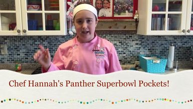 Chef Hannah's Panther Super Bowl Pockets!