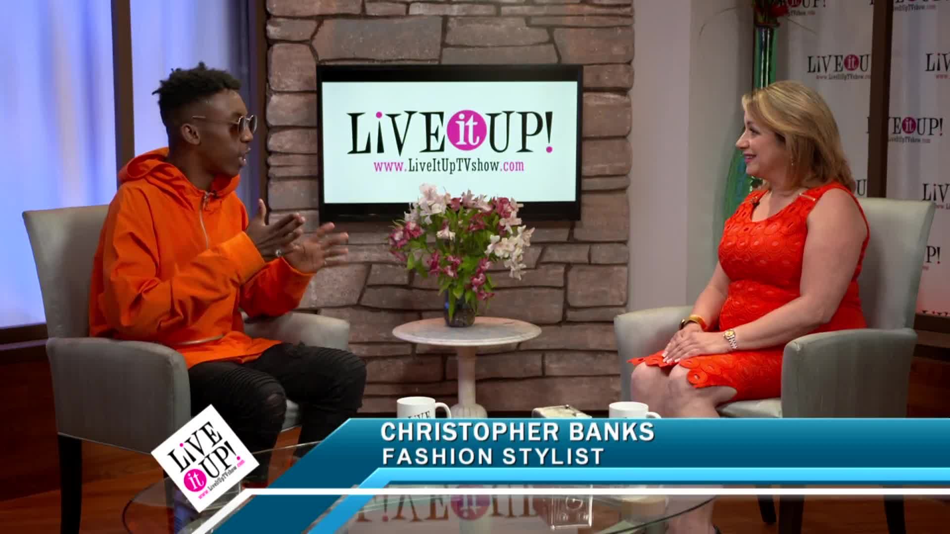 Live it Up with Donna Drake welcomes Fashion Stylist Chris Banks