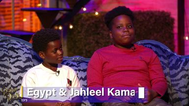 The Donna Drake Show Welcomes Famous Kid Actors Egypt and Jaheel Kamara