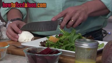 How to Make Roasted Beet with Burrata Salad