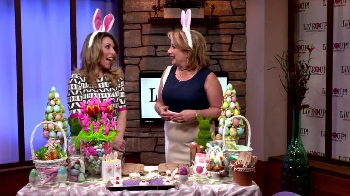 Live it Up! with Donna Drake  Laura Mastriano Easter DIY