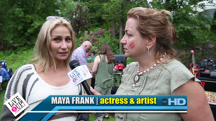 Maya Frank on Live It Up with Donna Drake - ART FOR CAUSE