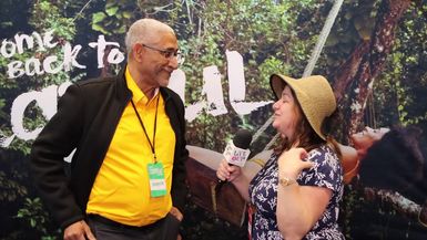 Donna Drake Visits Jamaica Booth to Talk Upcoming Trip