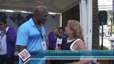 	Live it Up! with Donna Drake  Boxer Evander Holyfield
