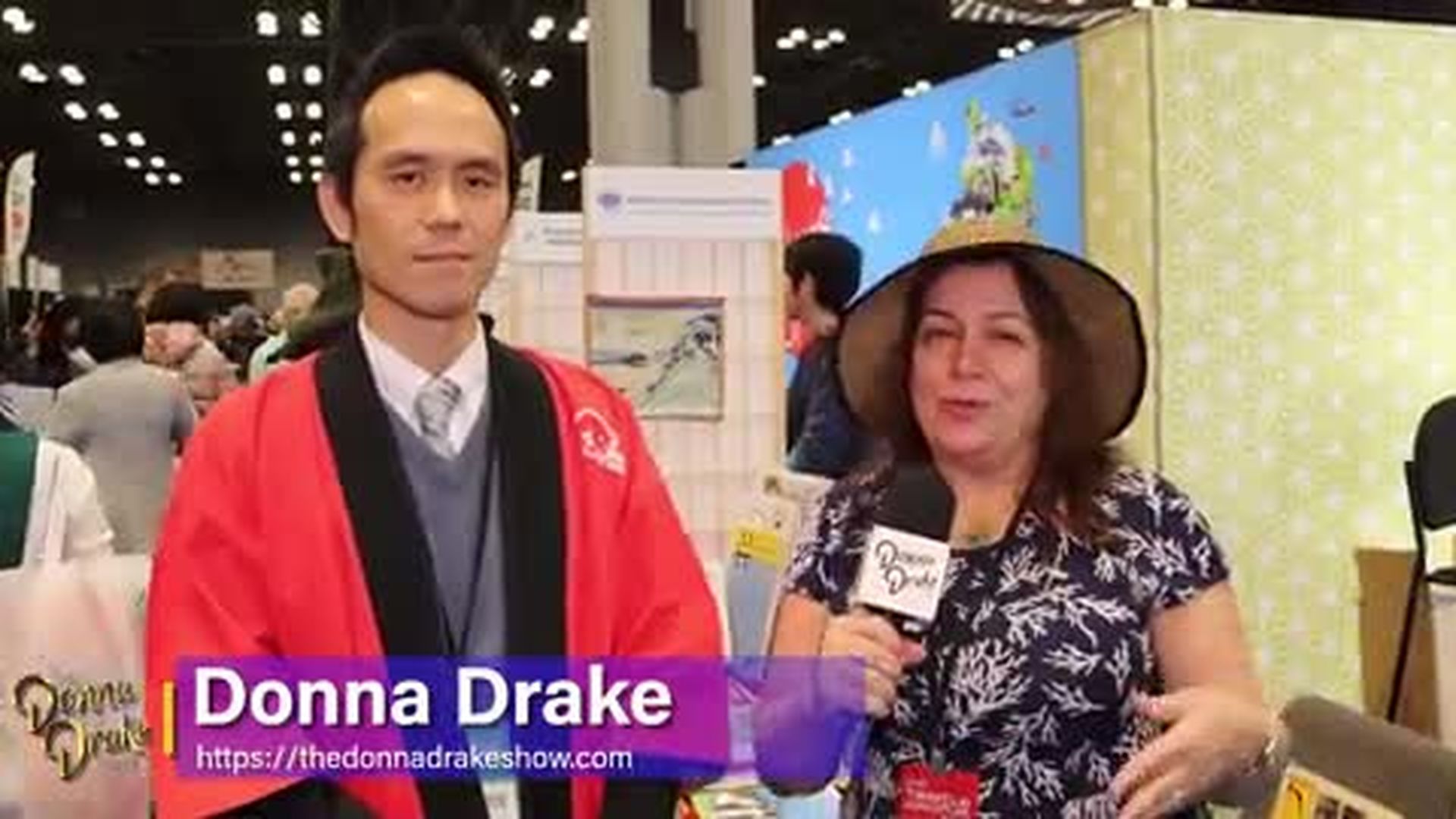 The Donna Drake Show Visits Travel Japan at the 2023 Travel and Adventure Show