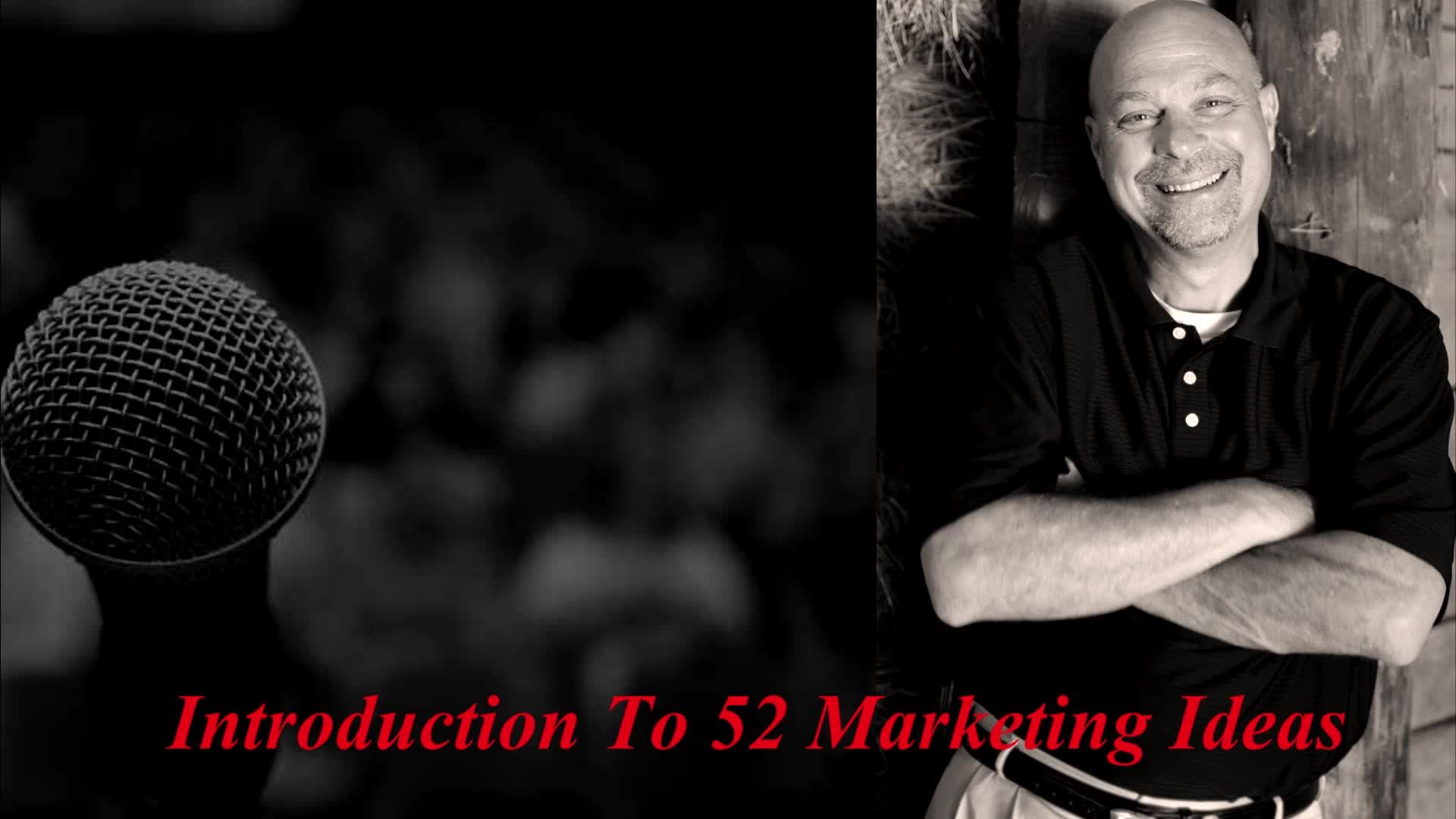 Introduction to 52 marketing ideas
