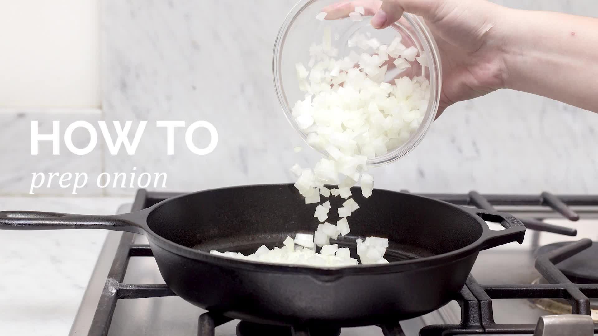 How to : Prep onion