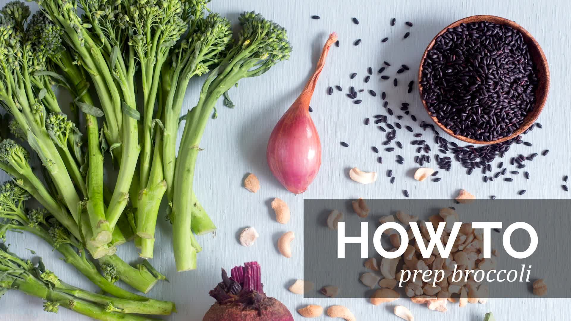 How to : Prep broccoli