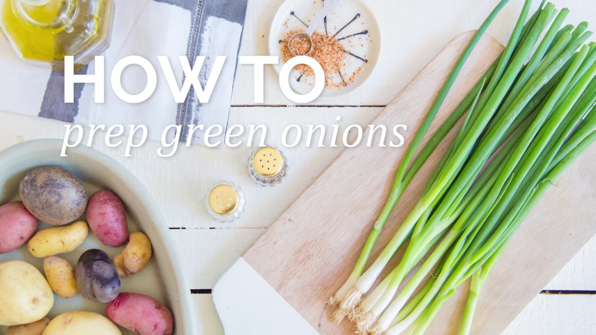 How to : Prep green onion