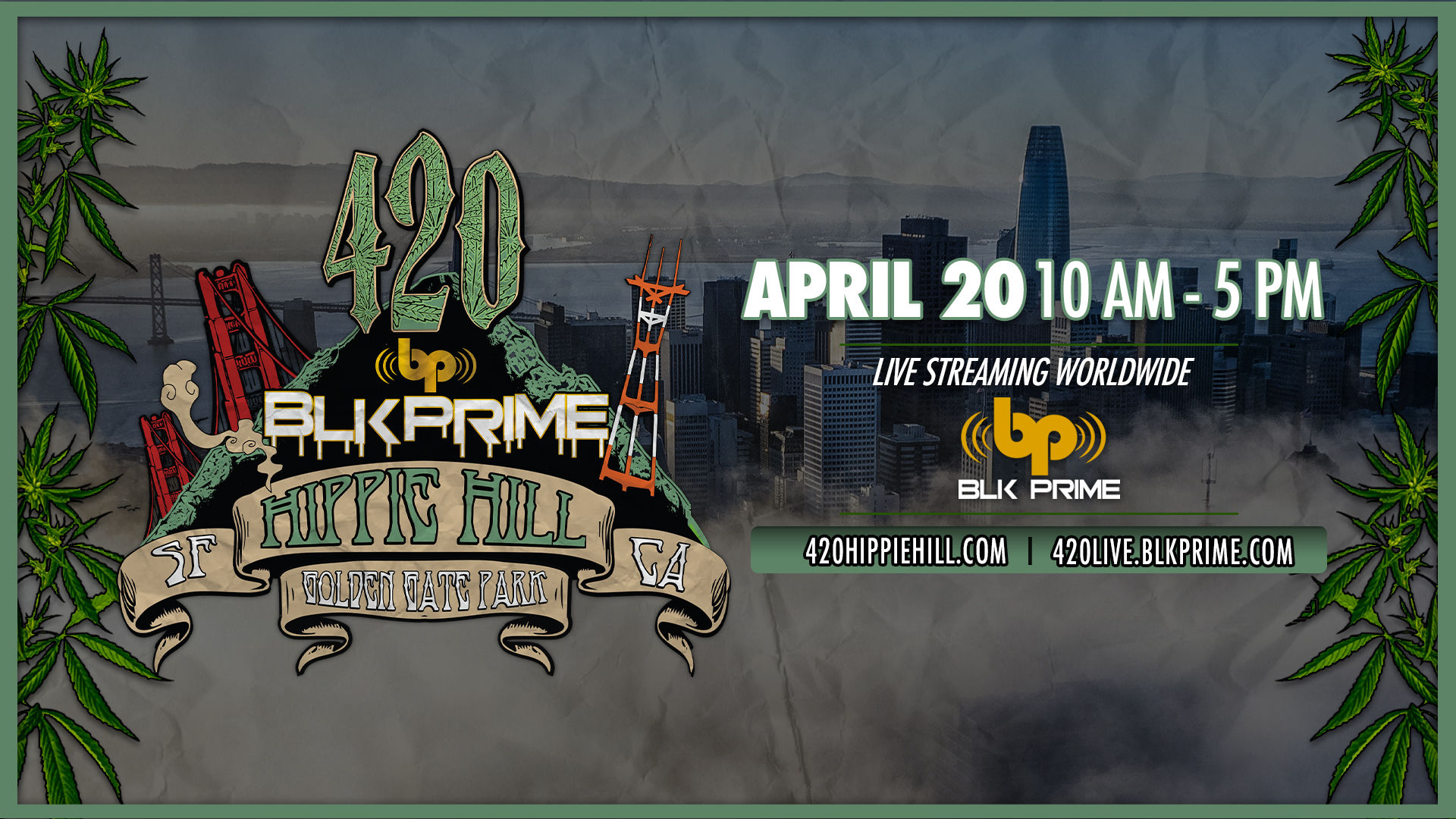 420 Hippie Hill Live On BLK PIME