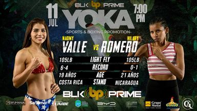 BLKPRIME Presents Naomy Valle Vs Hilary Romero Tuesday Night Fights