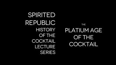 The History of Cocktails