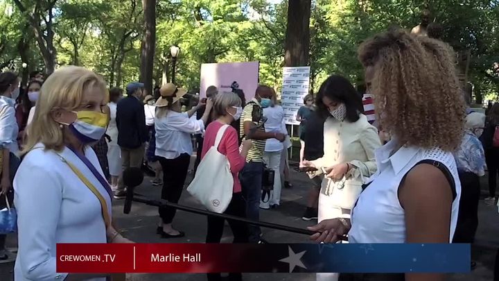 Interview with Congresswoman Carolyn Maloney in Central Park, NY