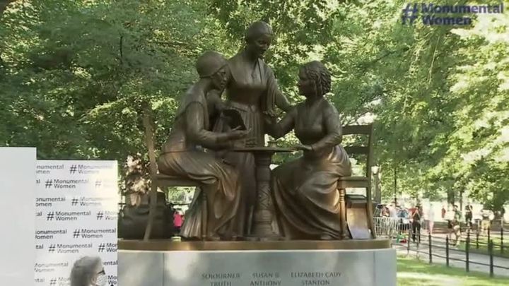 Pioneers | The Unveiling of the First Real Women Statue in Central Park, New York City