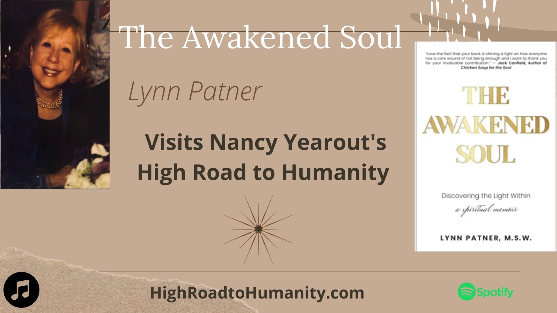 The Awakened Soul with Lynn Patner on Nancy Yearout's High Road to Humanity