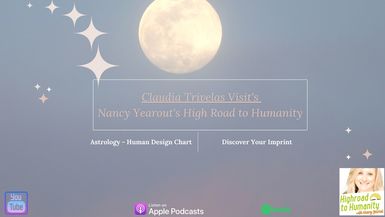 Astrology for September 2021 & Astro Cartography With Claudia Trivelas on High Road to Humanity