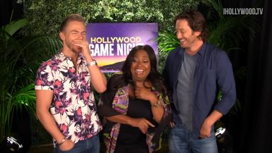 Hollywood Game Night: Derek Hough, Sherri Shepherd, Oliver Hudson & More (Backstage Laughs)