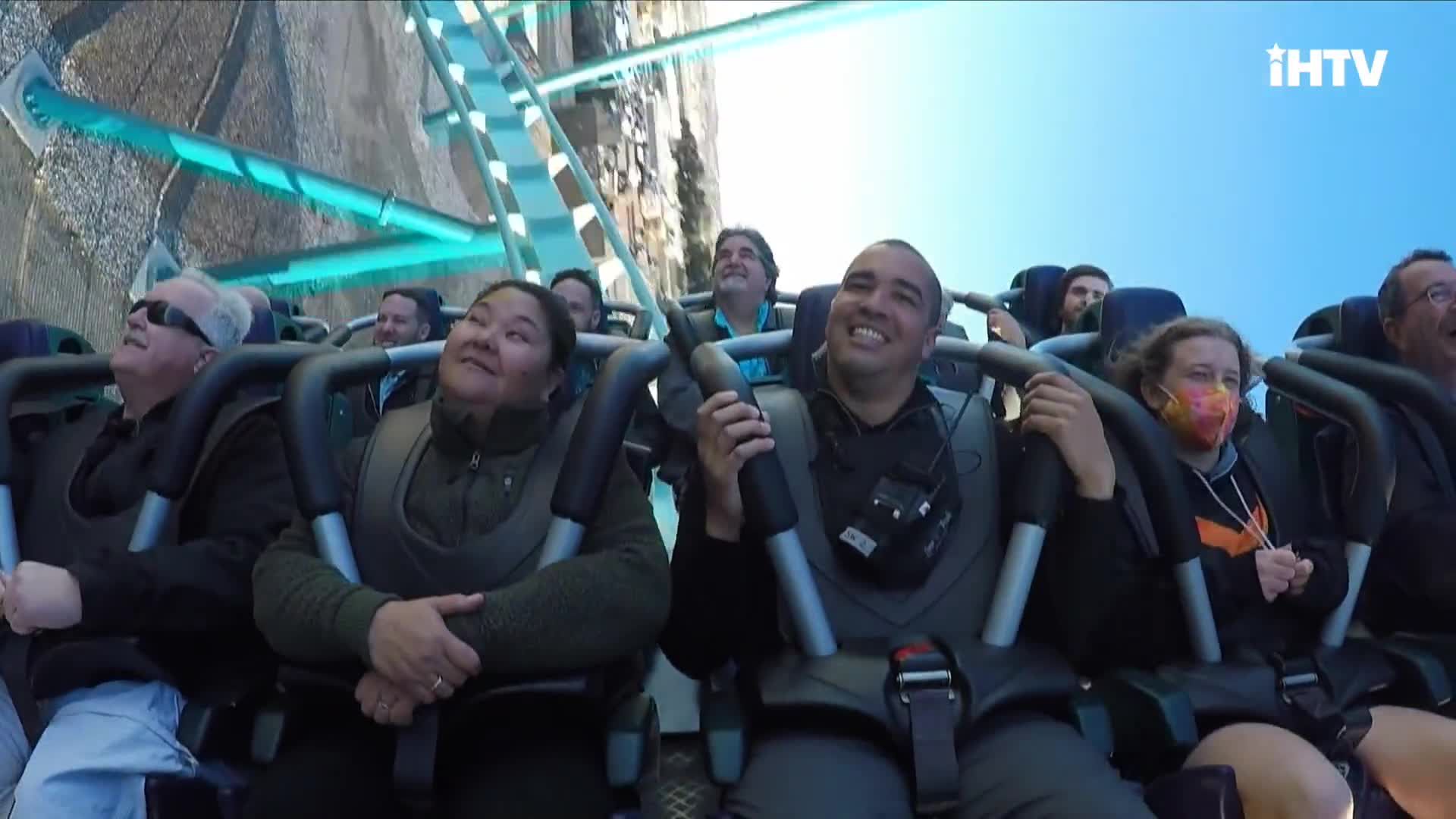 Riding SeaWorld San Diego’s Emperor Roller Coaster LIVE On TV!
