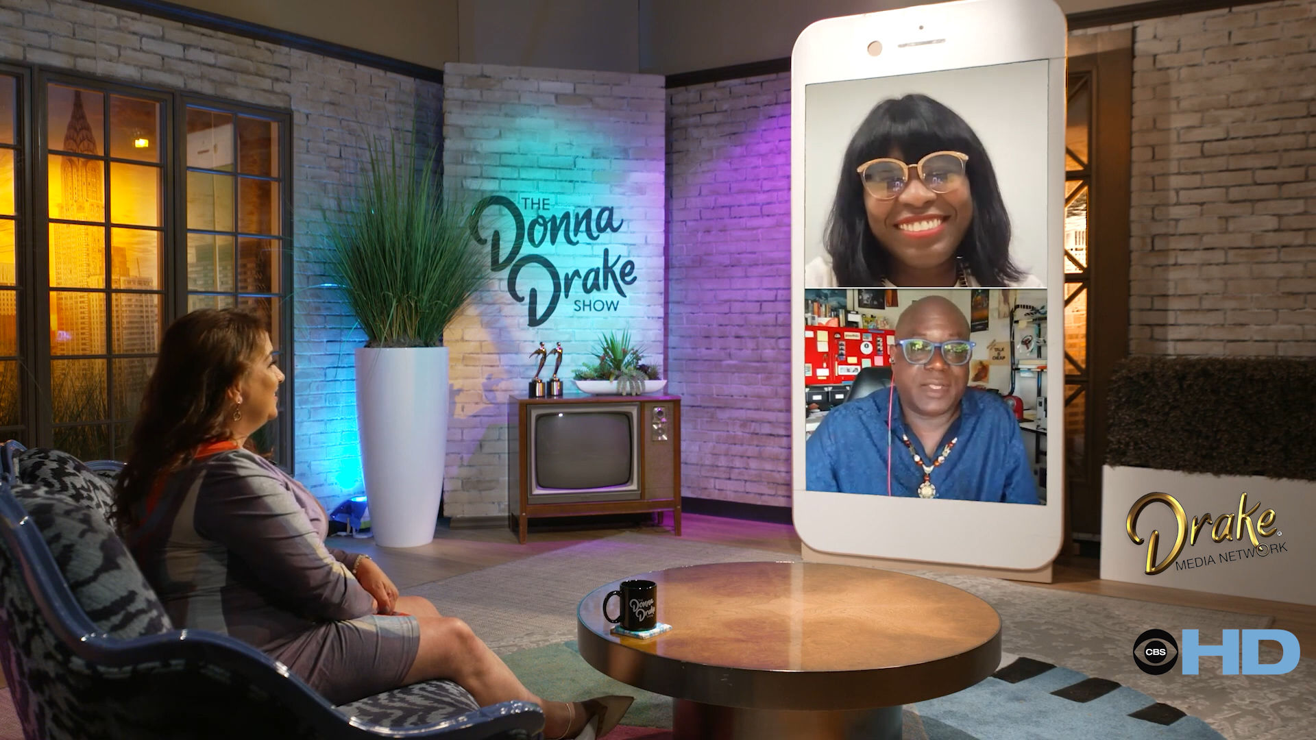 Brooklyn Talks With Gessie On The Donna Drake Show CBS