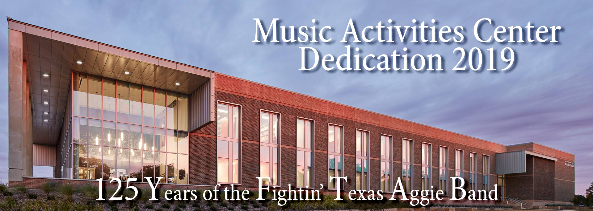 Music Activities Center Dedication 2019