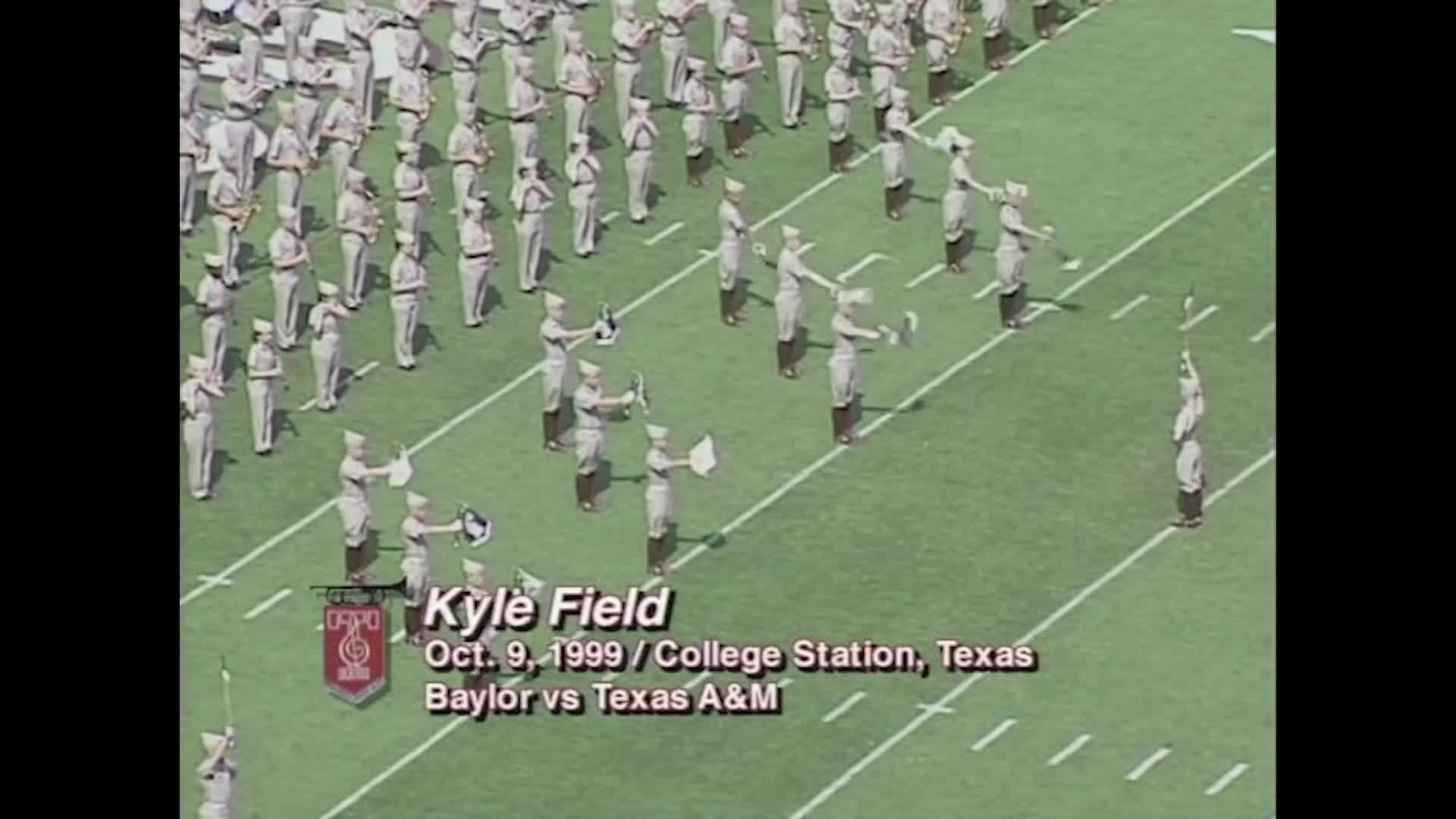 1999 TAMU vs Baylor Halftime Drill