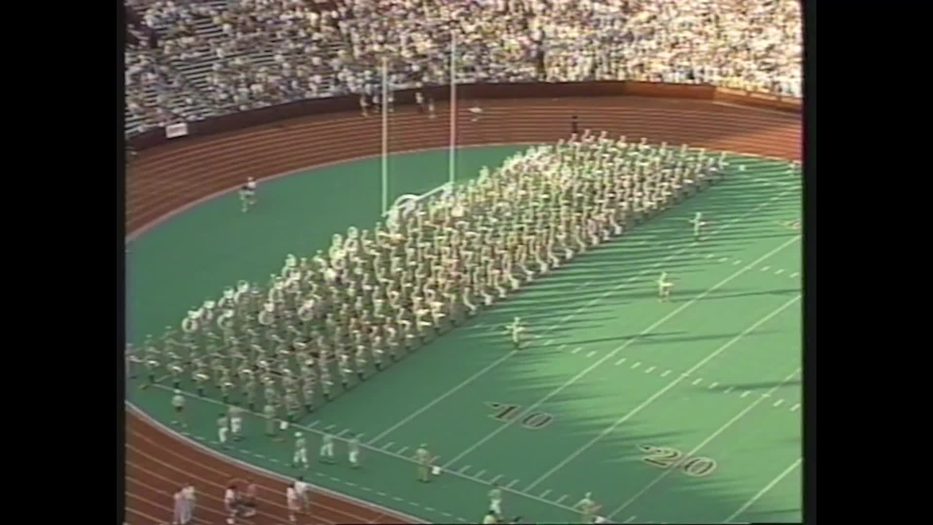 1989 TAMU vs LSU Halftime Drill