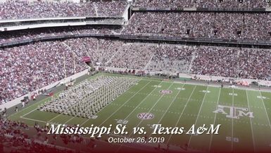 TAMU vs Miss. State Halftime Drill 2019