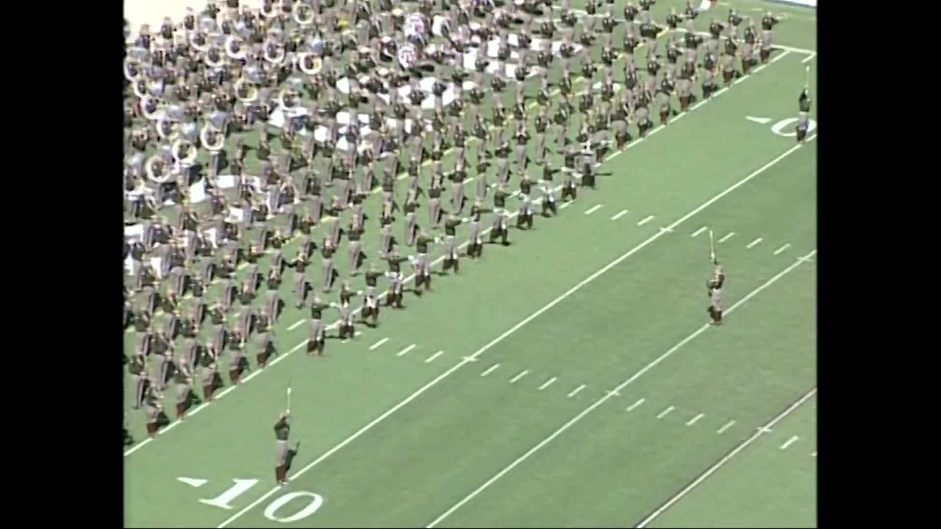 2001 TAMU vs Iowa State Halftime Drill