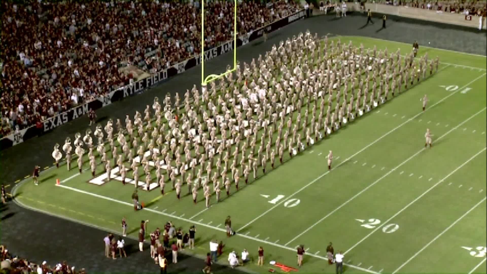 2012 TAMU vs South Carolina State Halftime Drill