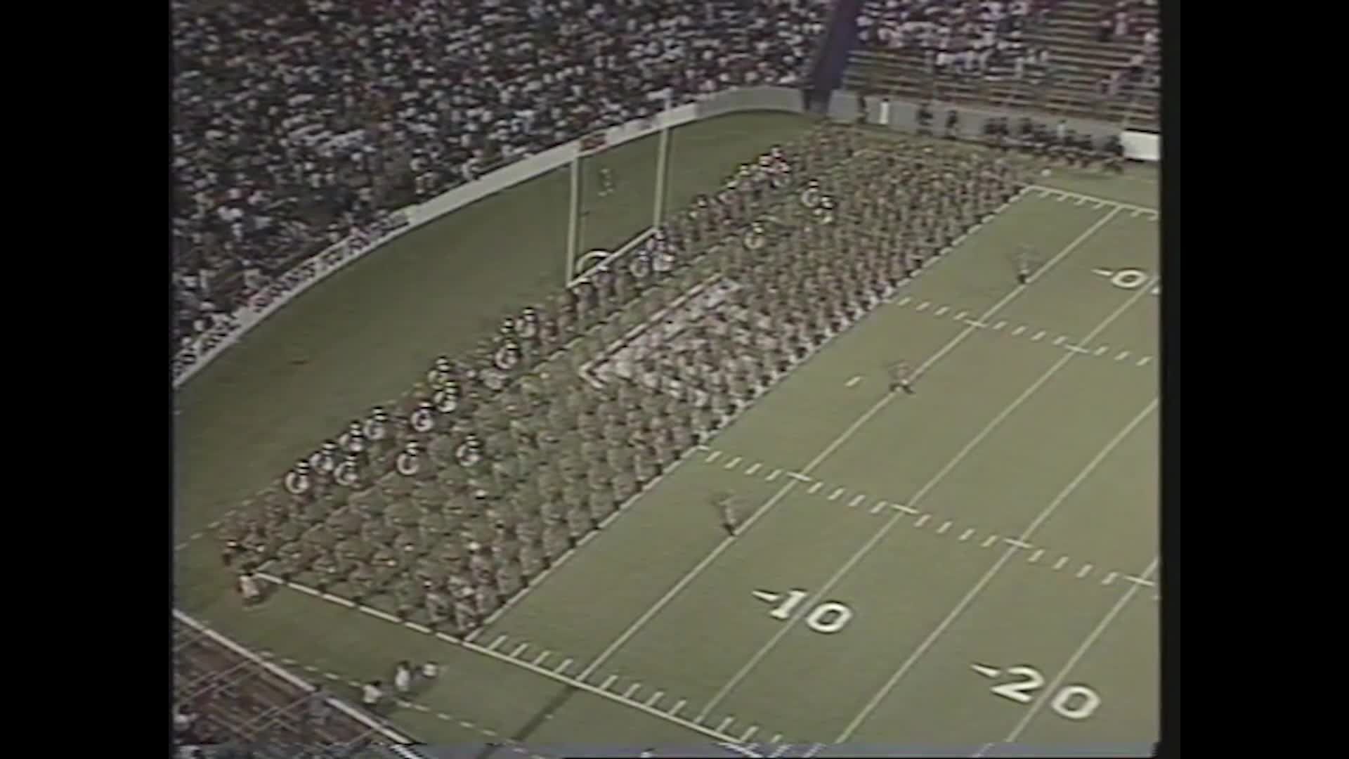 1989 TAMU vs TCU Halftime Drill