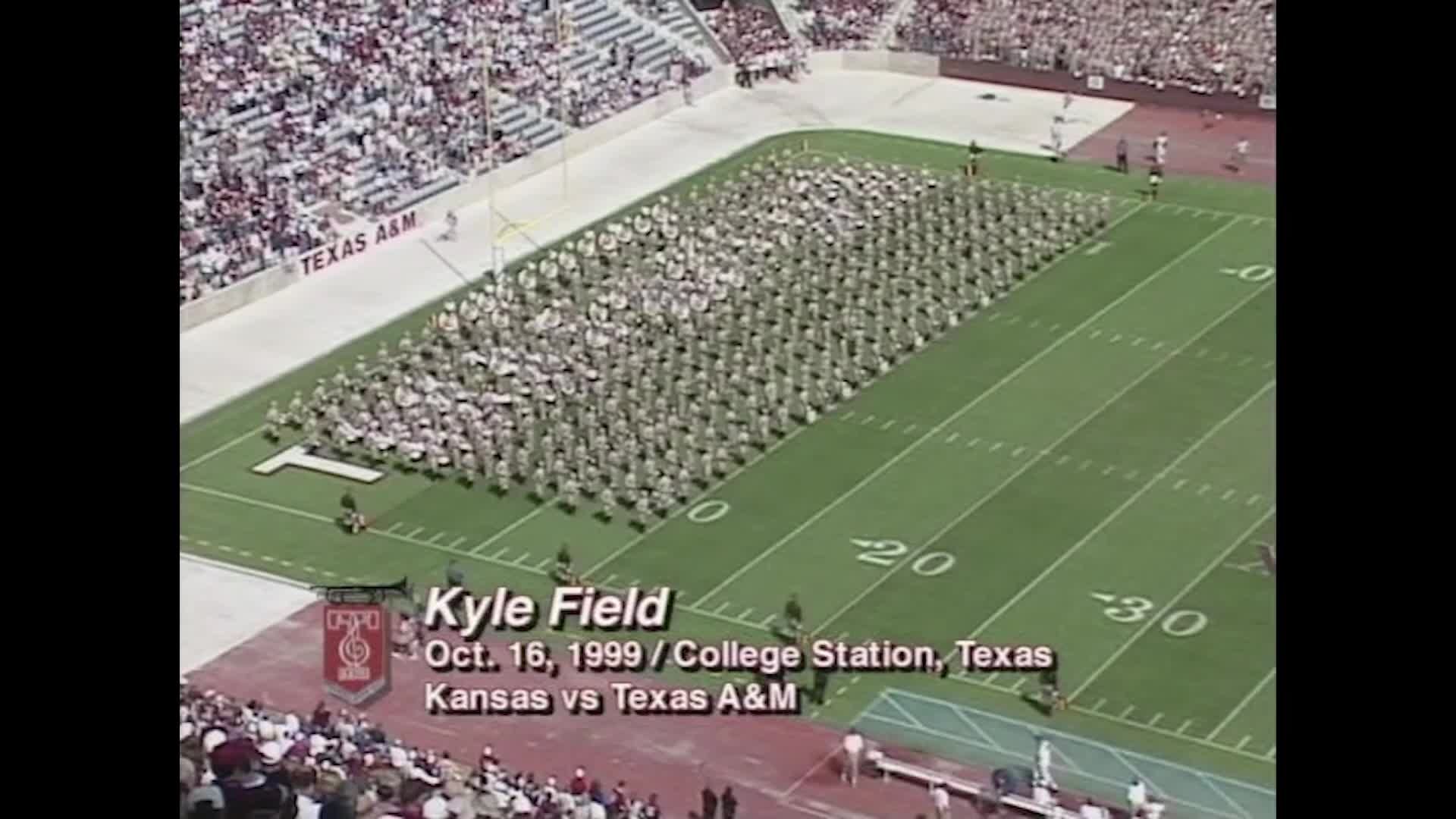 1999 TAMU vs Kansas Halftime Drill