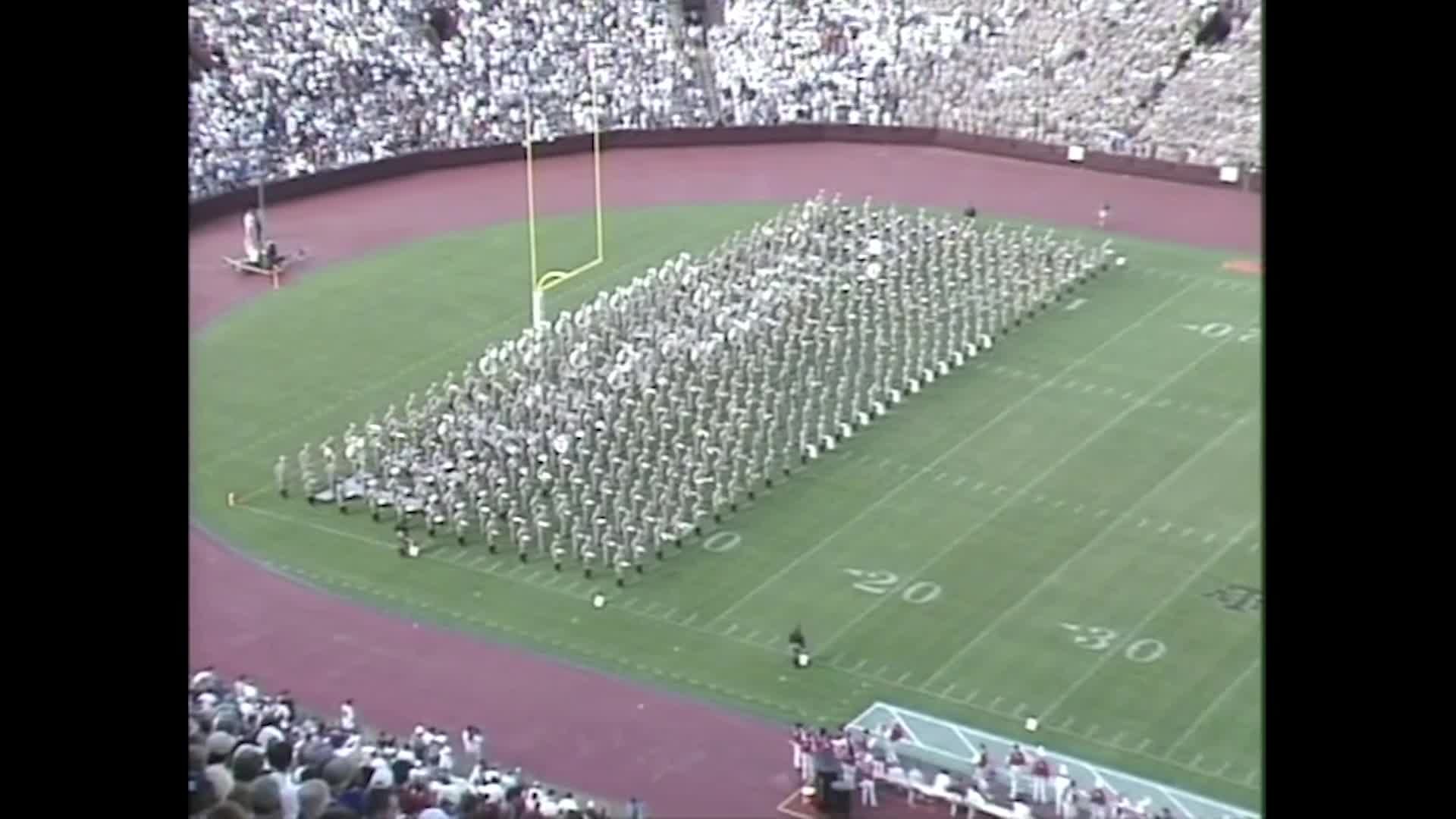 1997 TAMU vs Sam Houston State Halftime Drill