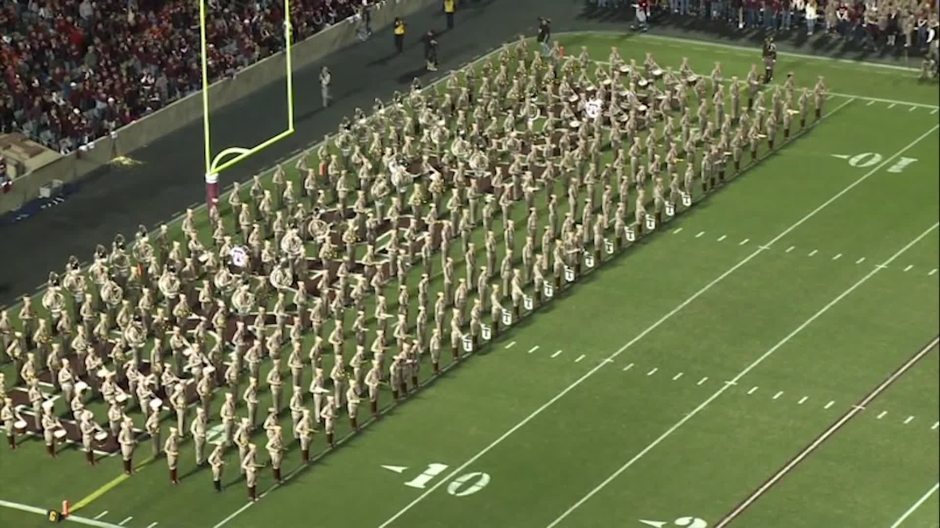 2010 TAMU vs Nebraska Halftime Drill