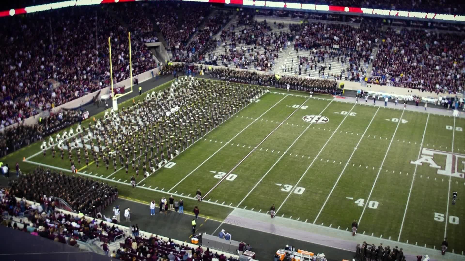 2016 TAMU vs LSU Halftime Drill