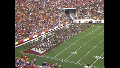 1986 TAMU vs Arkansas Halftime Drill