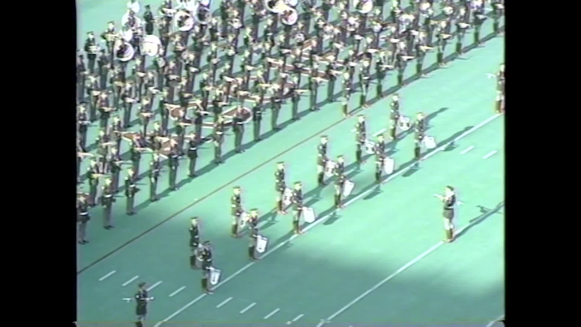 1987 TAMU vs Arkansas Halftime Drill