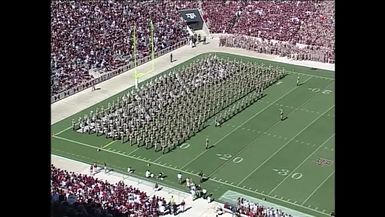 2002 TAMU vs Virginia Tech Halftime Drill