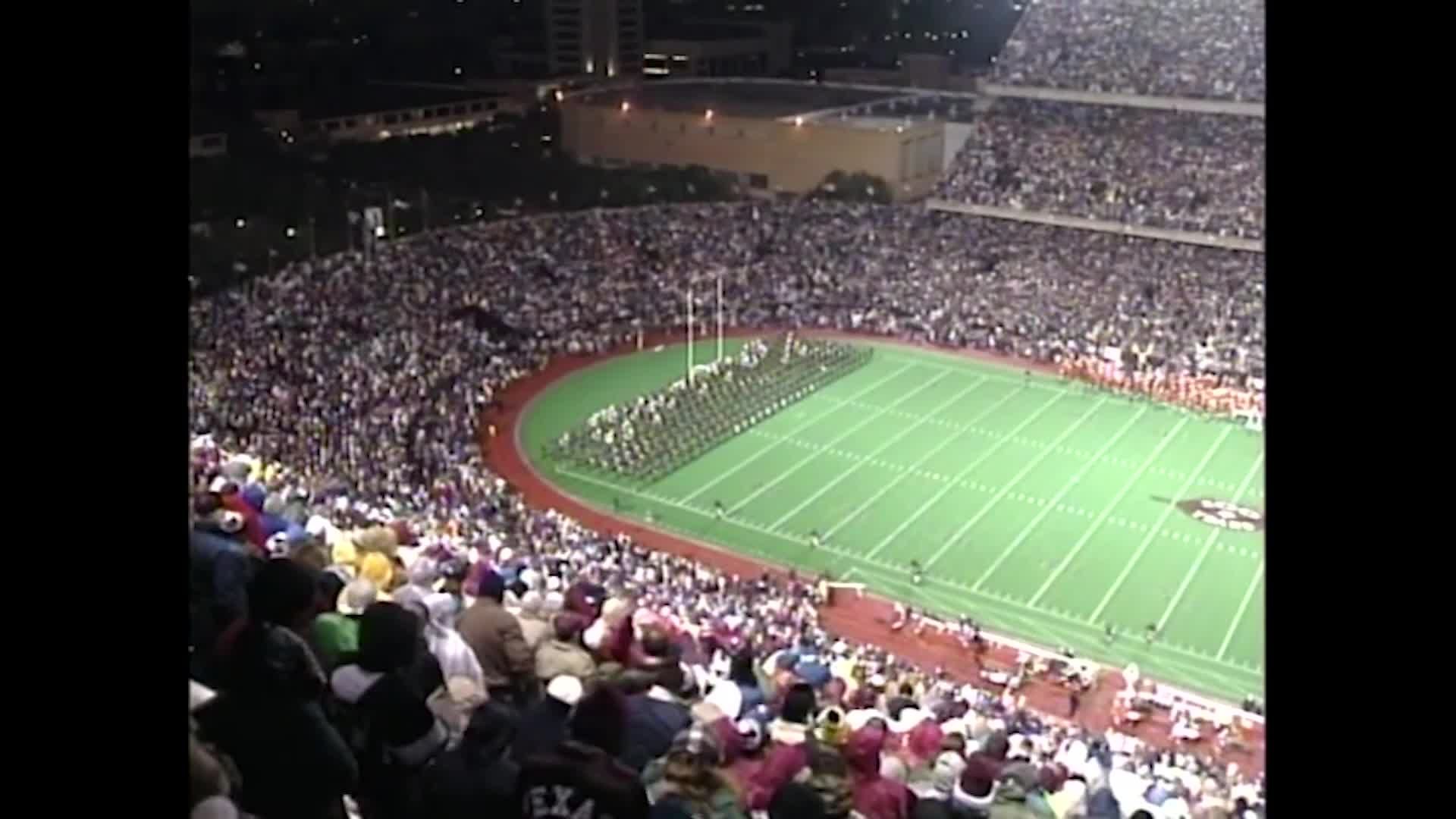 1993 TAMU vs Texas Halftime Drill