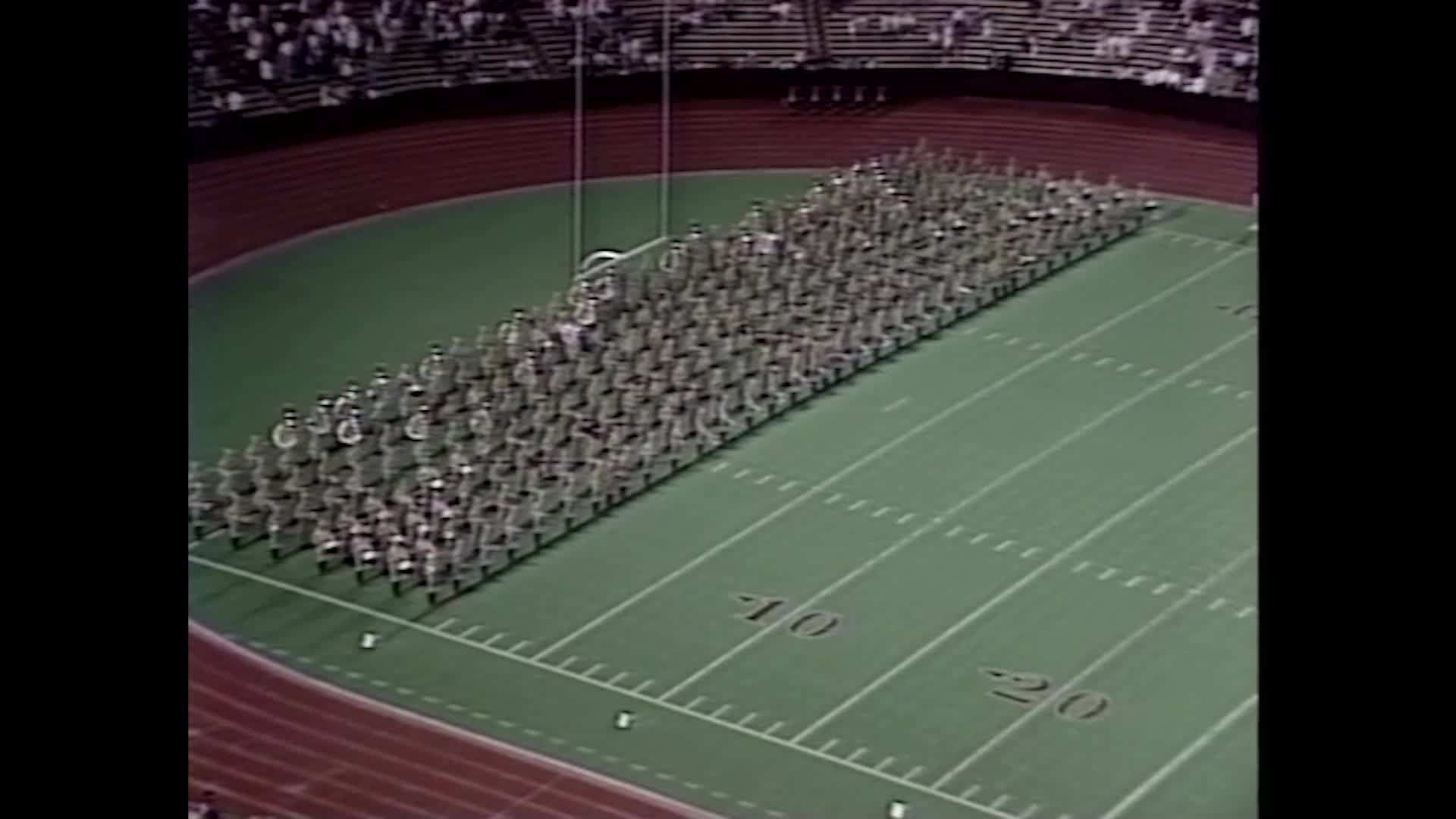 1991 TAMU vs Southwestern LA Halftime Drill