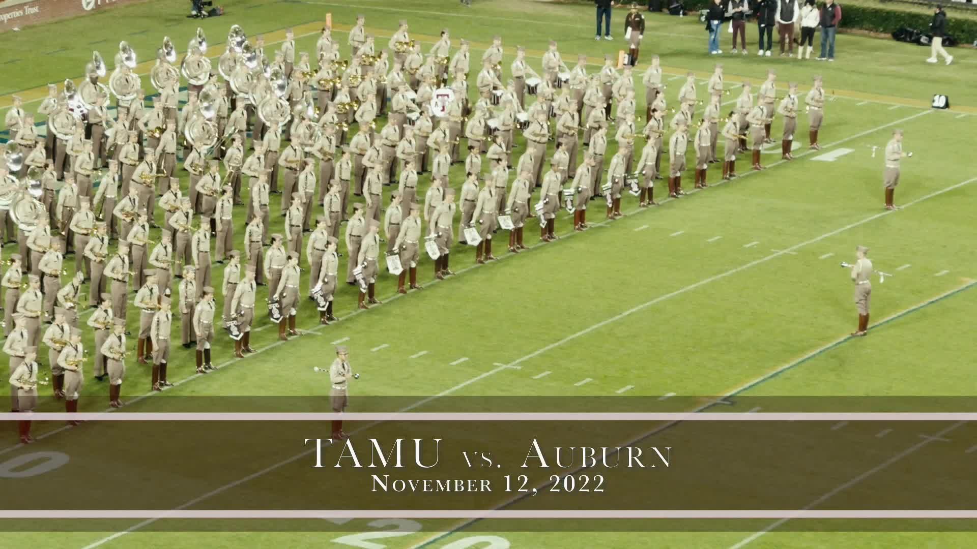 TAMU vs Auburn Halftime Drill 2022