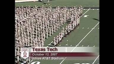 2007 TAMU vs Texas Tech Halftime Drill