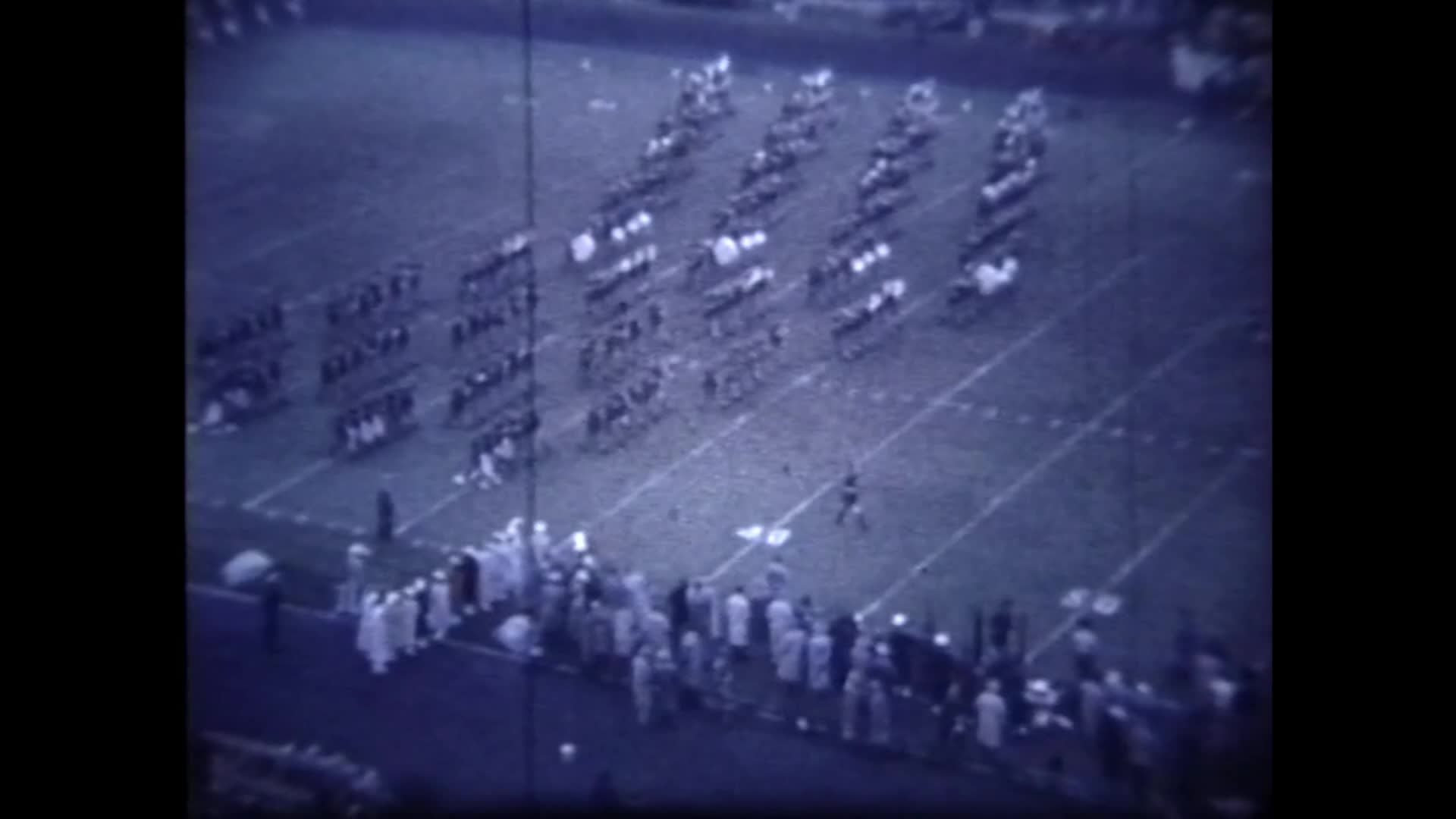 1958 TAMU vs Texas Halftime Drill