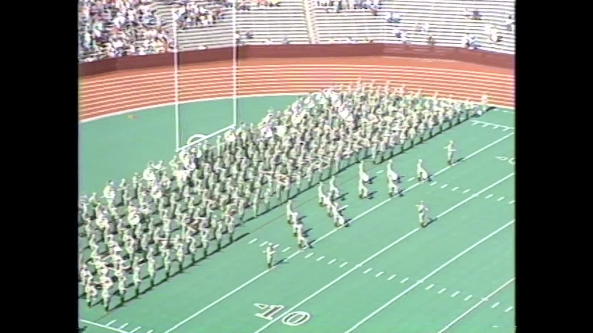 1987 TAMU vs Houston Halftime Drill