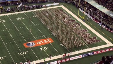 2010 Cotton Bowl Halftime Drill- TAMU vs LSU