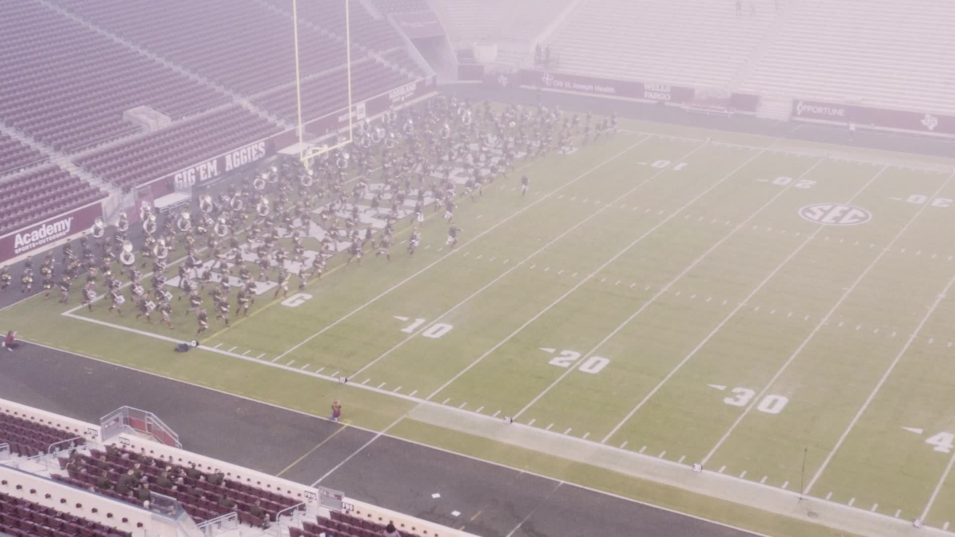 Texas A&M vs LSU Halftime Drill '20 