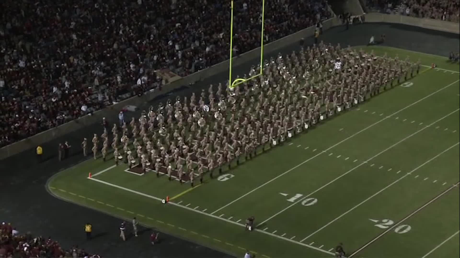 2010 TAMU vs Oklahoma Halftime Drill