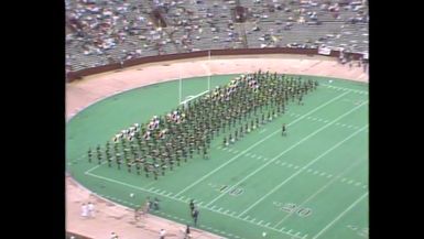 1986 TAMU vs TCU Halftime Drill