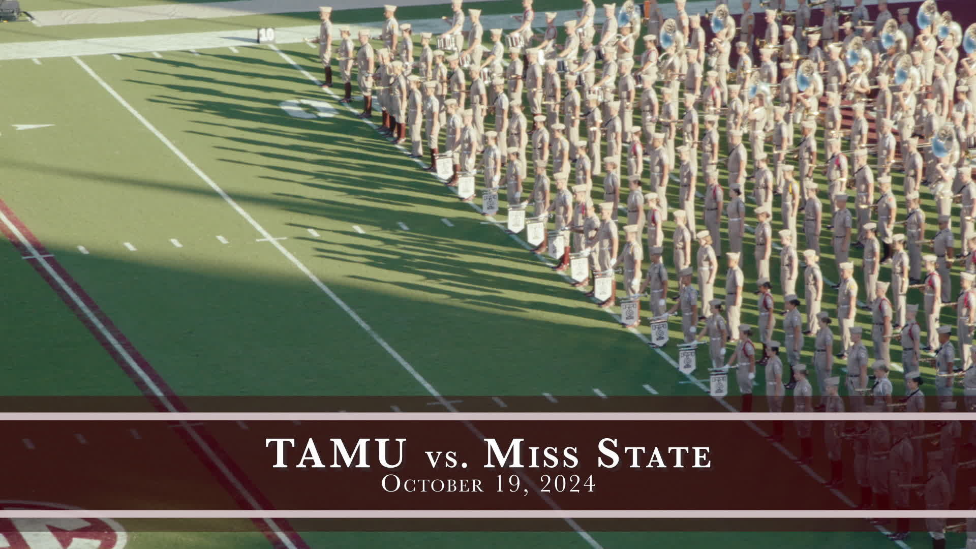 TAMU vs Miss State Halftime Drill 2024