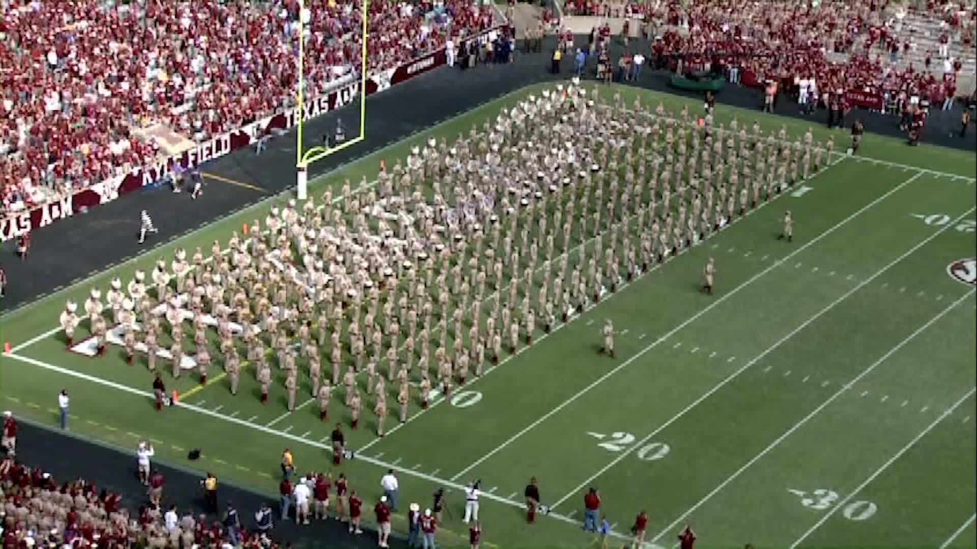 2012 TAMU vs LSU Halftime Drill